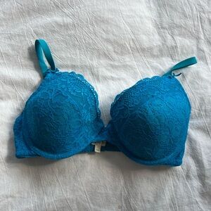 Aerie Blue Lace Bra Lingerie